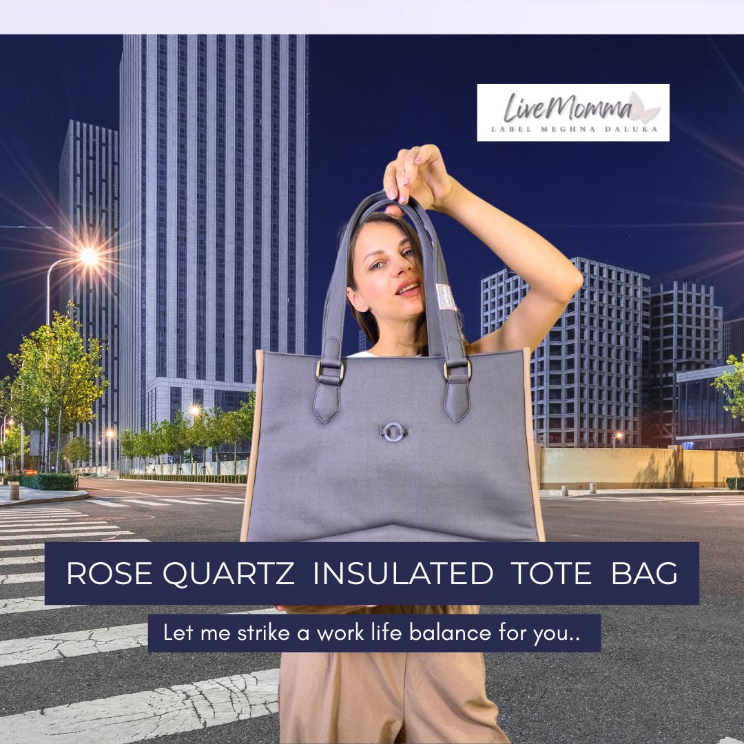 LiveMomma's Healing Rose Quartz Hand Bags
