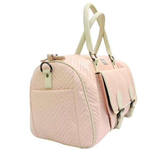 LiveMomma Signature Travel Bag — Misty Pink & Blush Pink
